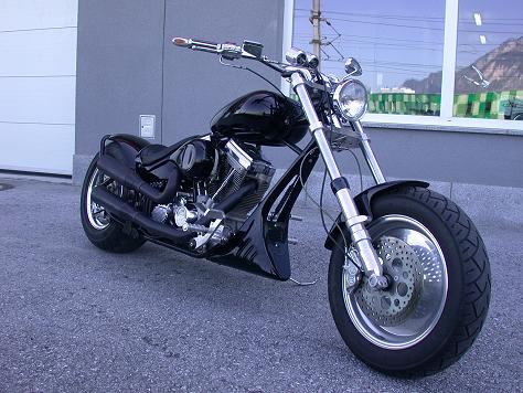 Harley Davidson S-Fat Black 