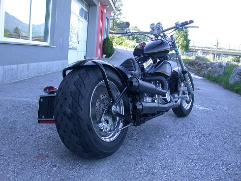 Harley Davidson S-Fat Black 
